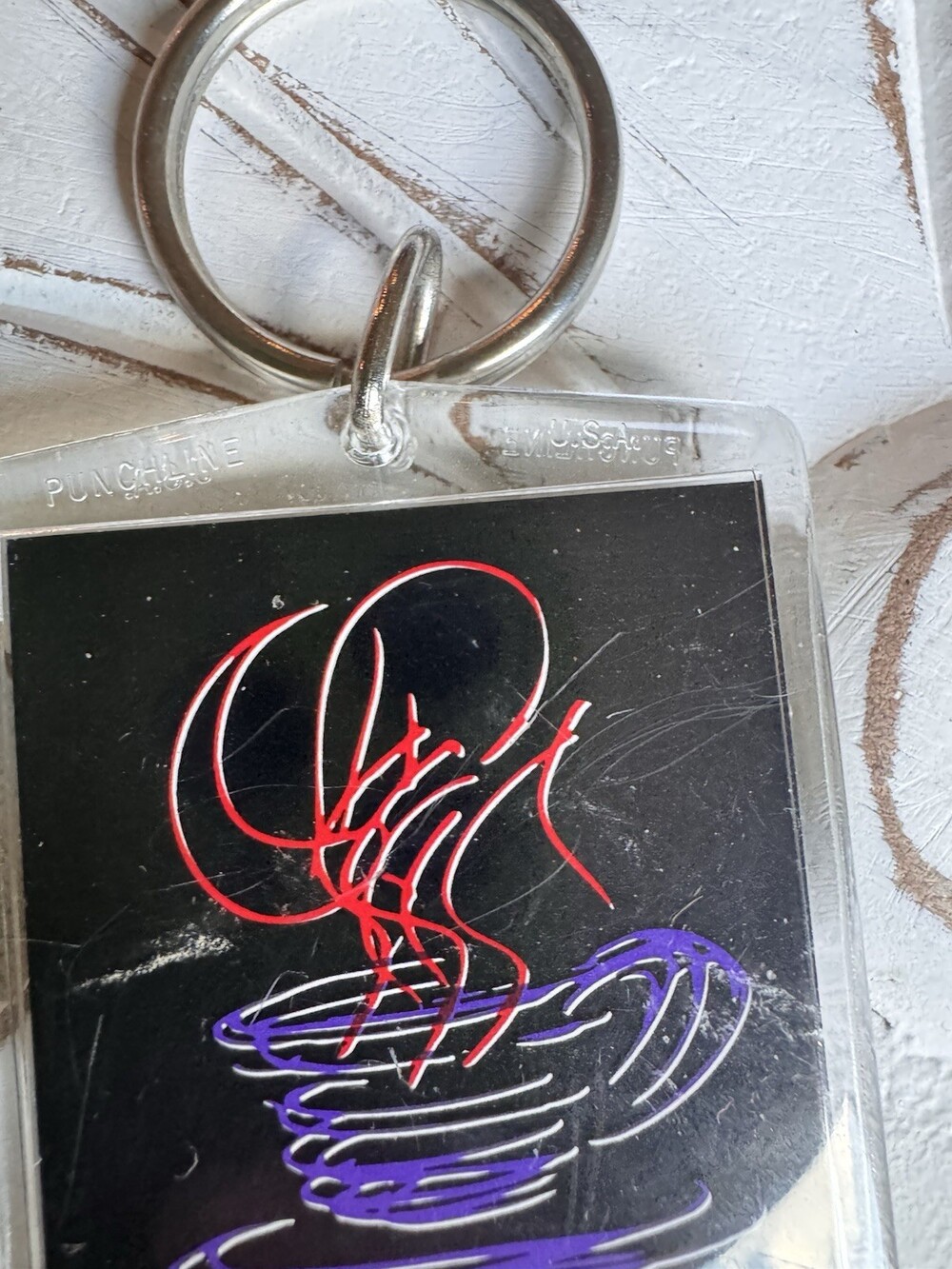 Vintage 1990 Java Programming Language Acrylic Keychain - Picture 5 of 5